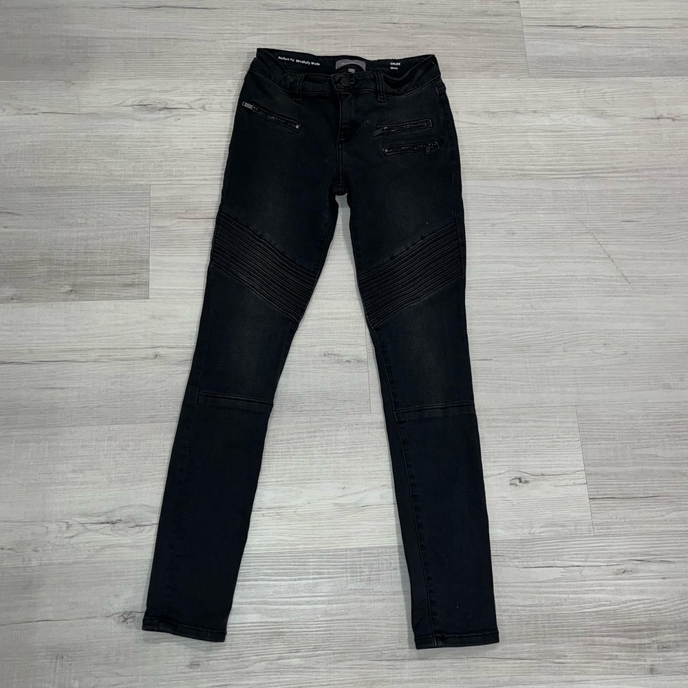 DL1961 Washed Black Chloe Skinny Jean Size (12)